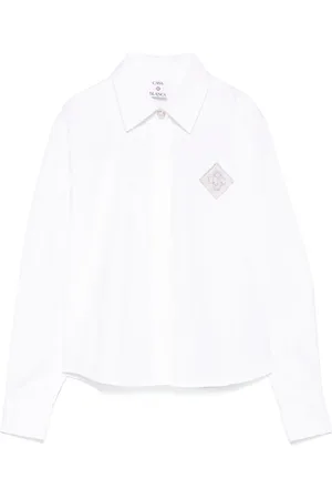Casablanca Hemd mit Monogramm-Stickerei