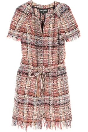 CHANEL 1986-1988 Tweed-Kleid