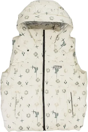 Purple Brand Steppweste mit Print