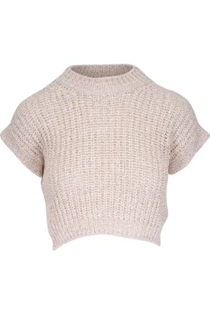 Agnona Cropped-Pullover