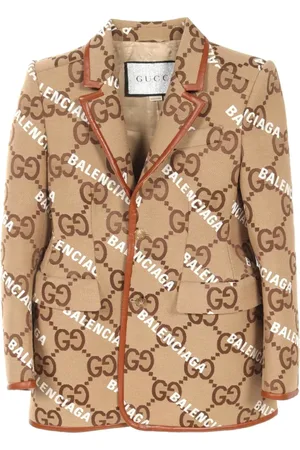 Gucci X Balenciaga 2020s The Hacker Project Jumbo GG Sakko