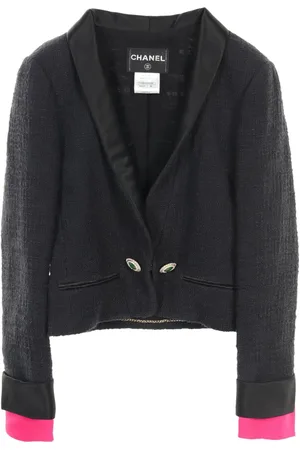 CHANEL 1986-1988s Boucle-Tweed-Jacke