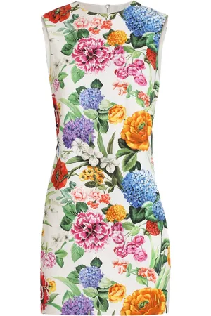 Dolce & Gabbana Minikleid mit Blumen-Print