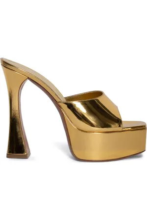 Amina Muaddi Dalida Mules 140mm