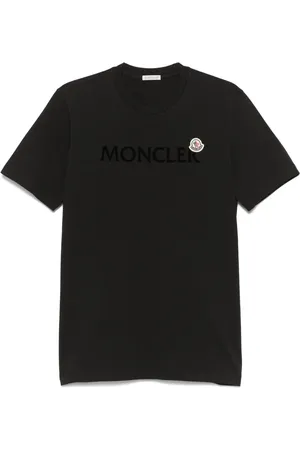 Moncler T-Shirt mit beflocktem Logo