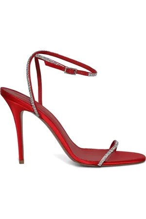Amina Muaddi Diamante Sandalen 105mm