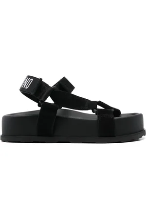 Moschino Sandalen mit Logo-Print