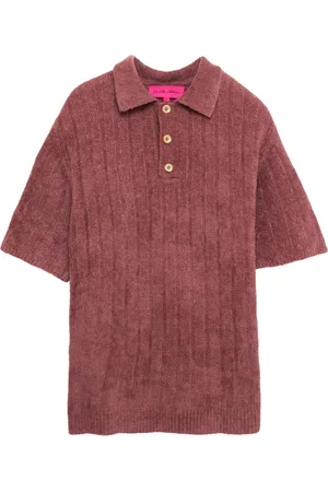 THE ELDER STATESMAN Poloshirt aus Chenille