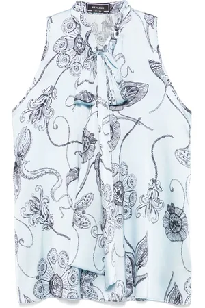 Styland Bluse mit Blumen-Print