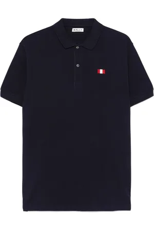 Bally Poloshirt mit Flaggenstickerei