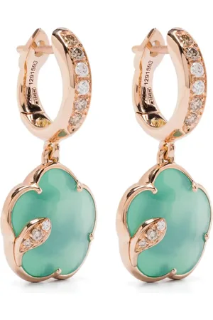 Pasquale Bruni 18kt Petit Joli Lunaire Rotgoldohrringe mit Diamanten
