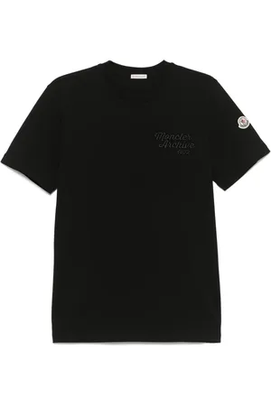 Moncler T-Shirt mit Logo-Stickerei