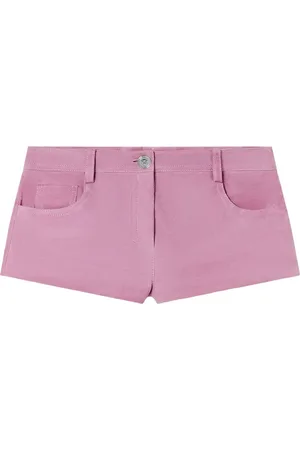 VERSACE Kurze Shorts aus Wildleder