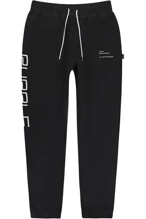 Purple Brand "Black" Jogginghose aus Frottee