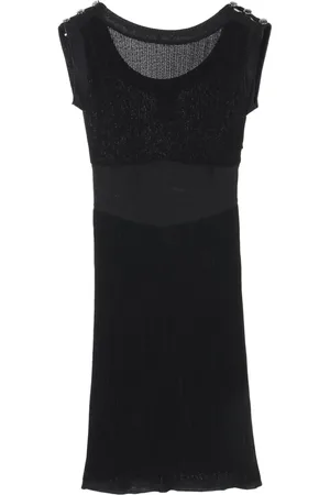 CHANEL 1986-1988 ärmelloses Strickkleid