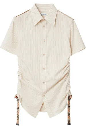Burberry Gestreiftes Seidenhemd