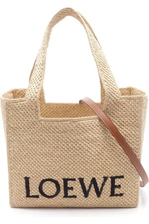 Loewe 2020 Tote Bag aus Raffiabast
