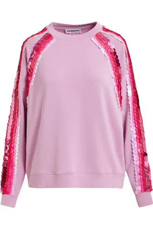Essentiel Antwerp Sweatshirt mit Paillettenverzierung