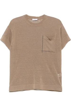 Brunello Cucinelli T-Shirt mit Monili-Detail