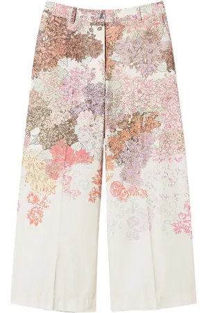 Twin-Set Hose mit Blumen-Print