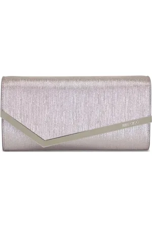 Jimmy Choo Clutch mit Logo-Gravur
