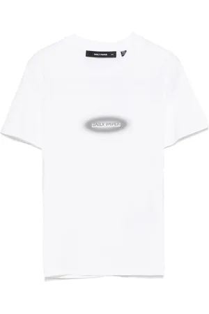 Daily paper T-Shirt mit gepunktetem Logo