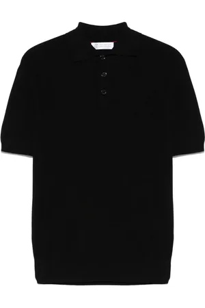 Brunello Cucinelli Geripptes Poloshirt