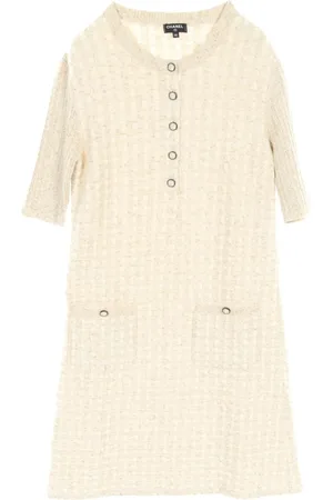 CHANEL 1986-1988 Tweed-Kleid