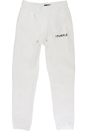 Purple Brand "White" Jogginghose aus Frottee
