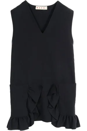 Marni 2010 Kleid mit V-Ausschnitt