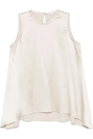 Brunello Cucinelli Top in Satinoptik