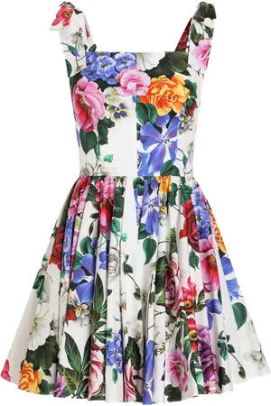Dolce & Gabbana Minikleid mit Blumen-Print