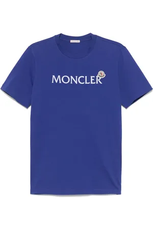 Moncler T-Shirt mit beflocktem Logo