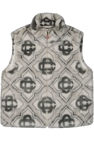 Casablanca Weste mit Monogrammmuster
