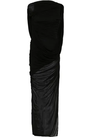 MUGLER Rückenfreies Abendkleid mit Drapierung