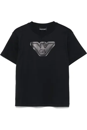 Emporio Armani T-Shirt mit Logo-Stempel