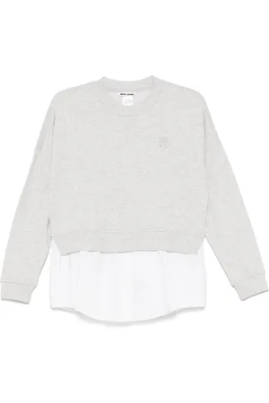 DKNY Sweatshirt mit Popeline-Einsatz