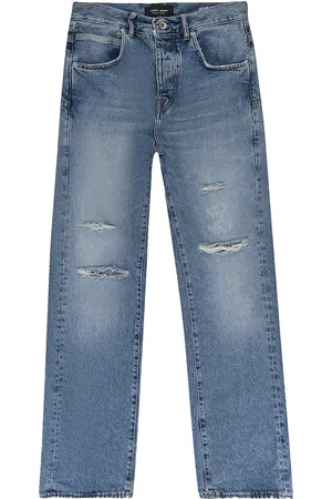 Purple Brand P018 Stone Wash Destroy "Blue" Jeans