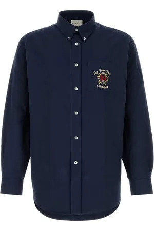 Drôle de Monsieur La Chemise Slogan Fleurs Hemd