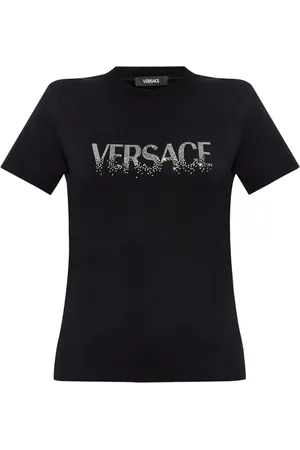 VERSACE T-Shirt mit Kristallen