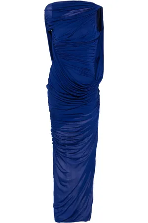 MUGLER Rückenfreies Abendkleid mit Drapierung