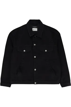 Purple Brand Ausgeblichene "Black" Jeansjacke