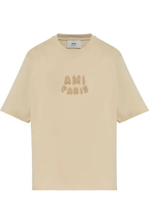 Ami T-Shirt mit Logo-Stickerei