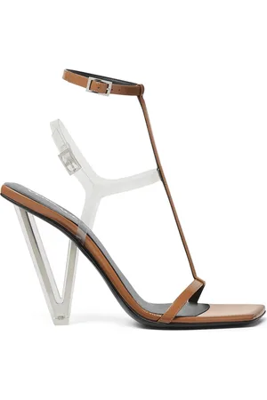 VERSACE V2025 Sandalen aus Lackleder 105mm