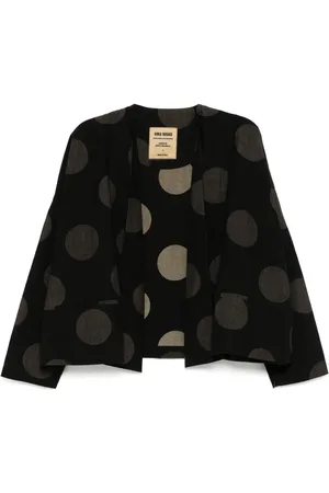 UMA WANG Oversized-Jacke mit grafischem Print