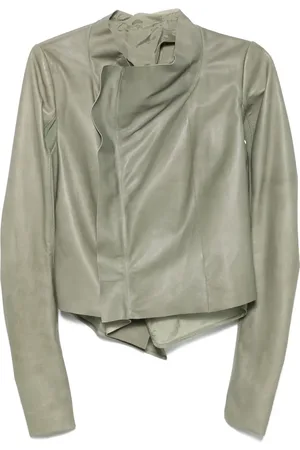 Rick Owens Bikerjacke mit tiefem Ausschnitt