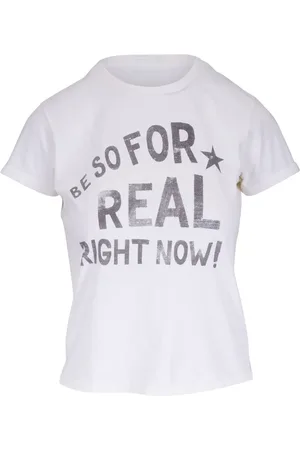 Mother Gestricktes T-Shirt mit Slogan