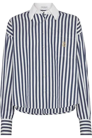 Brunello Cucinelli Gestreiftes Hemd