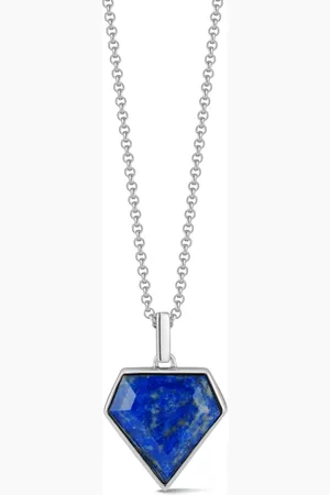 Mateo Pentagon Halskette mit Sterlingsilber-Revers
