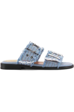Ganni Feminine Jeans-Sandalen